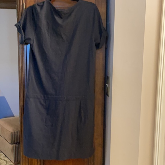 J Crew Black Cotton T Shirt Dress M NWT - Picture 6 of 9